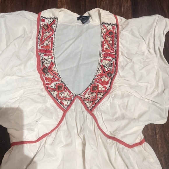 Boho Summer Beaded Blouse - Picture 2 of 7